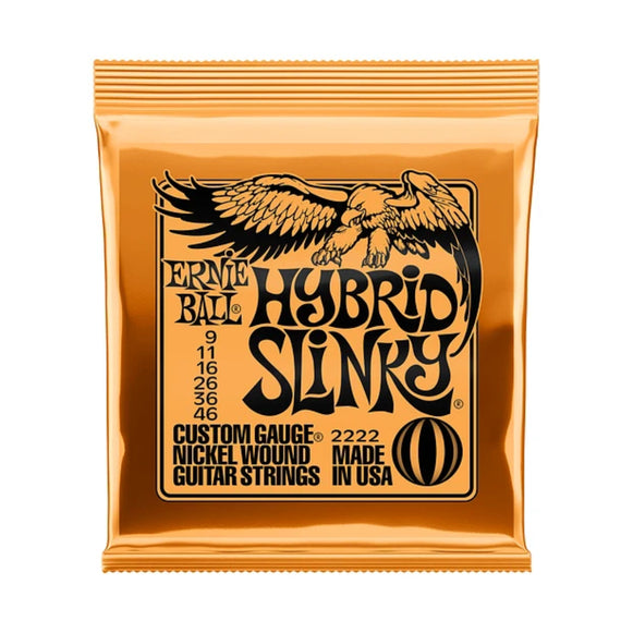 Set Cuerdas Ernie Ball Para Guitarra Eléctrica HYBRID SLINKY (9-46)