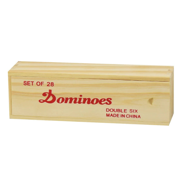 Set Domino 28 Piezas En Caja De Madera Pronobel 523077