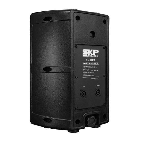 Sistema de 2 vías Activo + Pasivo amplificado de 8" SKp 208PX
