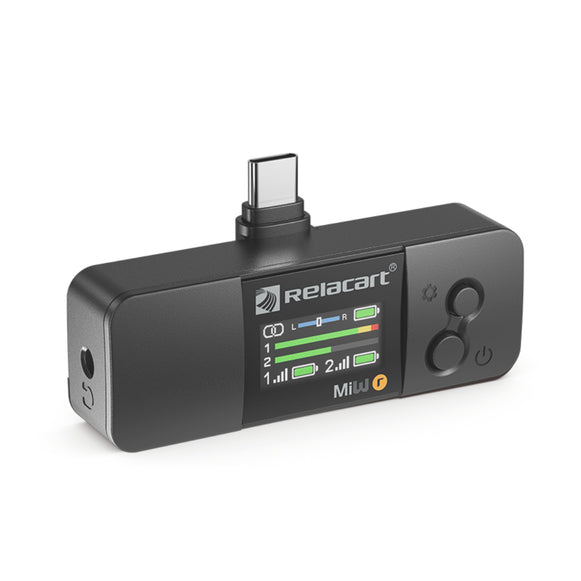 Sistema de Micrófono Inalámbrico Mini de Doble Canal MiW RELACART