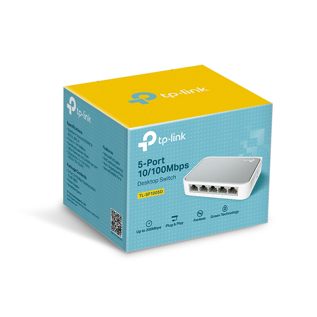 Switch TP-Link 5 Puertos 10/100Mbps TL-SF1005D