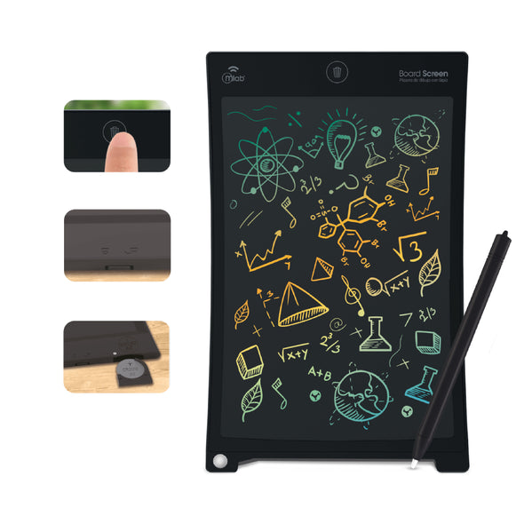 TABLET DE ESCRITURA LCD 10" MULTICOLOR MLAB 9582