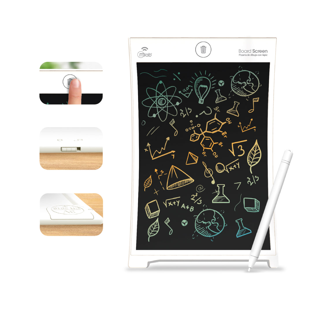 TABLET DE ESCRITURA LCD 8.5" MULTICOLOR MLAB 9581