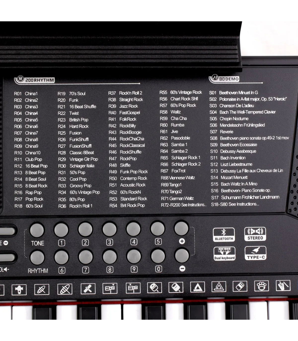 TECLADO 61 TECLAS WPK-683B WALTERS 214195