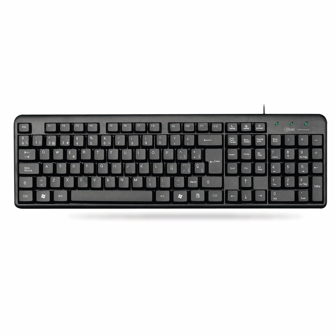 TECLADO USB ALAMBRICO SLIM120 MLAB