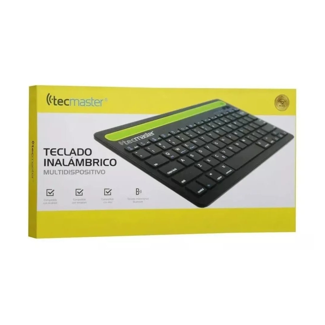 TECLADO BT MULTIDISPOSITIVO TECMASTER TM-100501