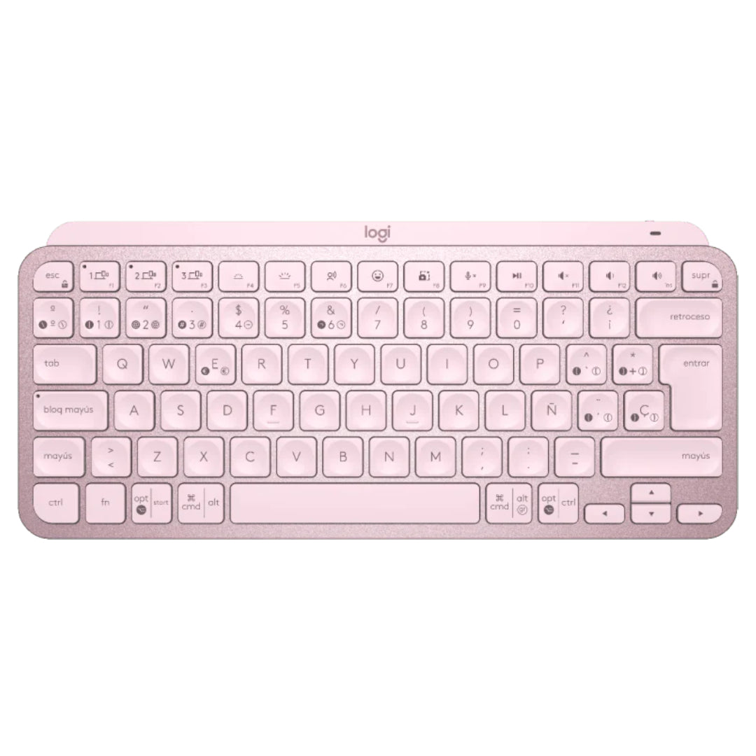 TECLADO BT MX KEYS MINI ROSA LOGITECH