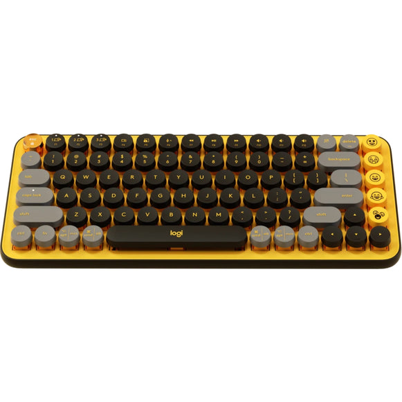 TECLADO INAL. MECANICO EMOJIS POP KEYS AMARILLO LOGITECH