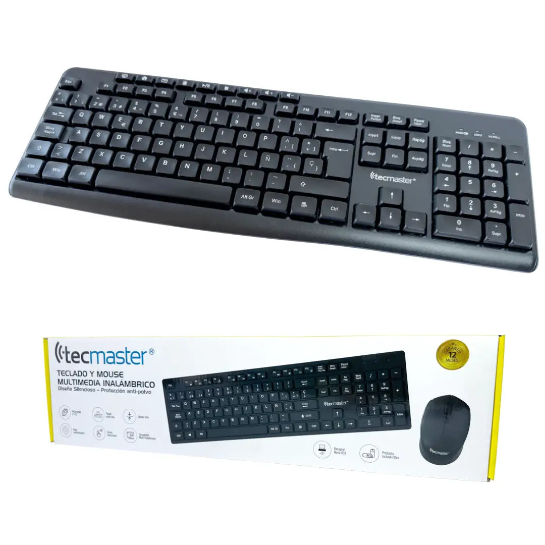 TECLADO INALAMBRICO TECMASTER TM-100570