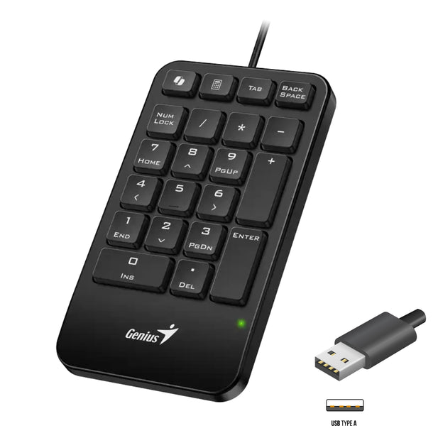TECLADO NUMERICO ALAMBRICO USB GENIUS NUMPAD 125