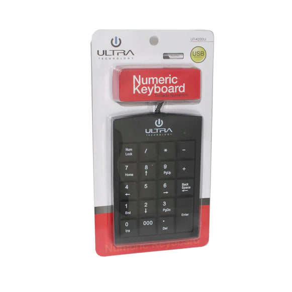 TECLADO NUMERICO USB ULTRA UT-K200U