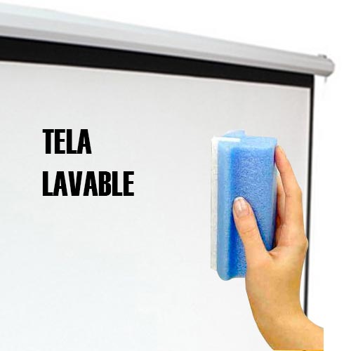 TELON ELECTRICO MURAL 244 X 183 Cms (CON CONTROL REMOTO)