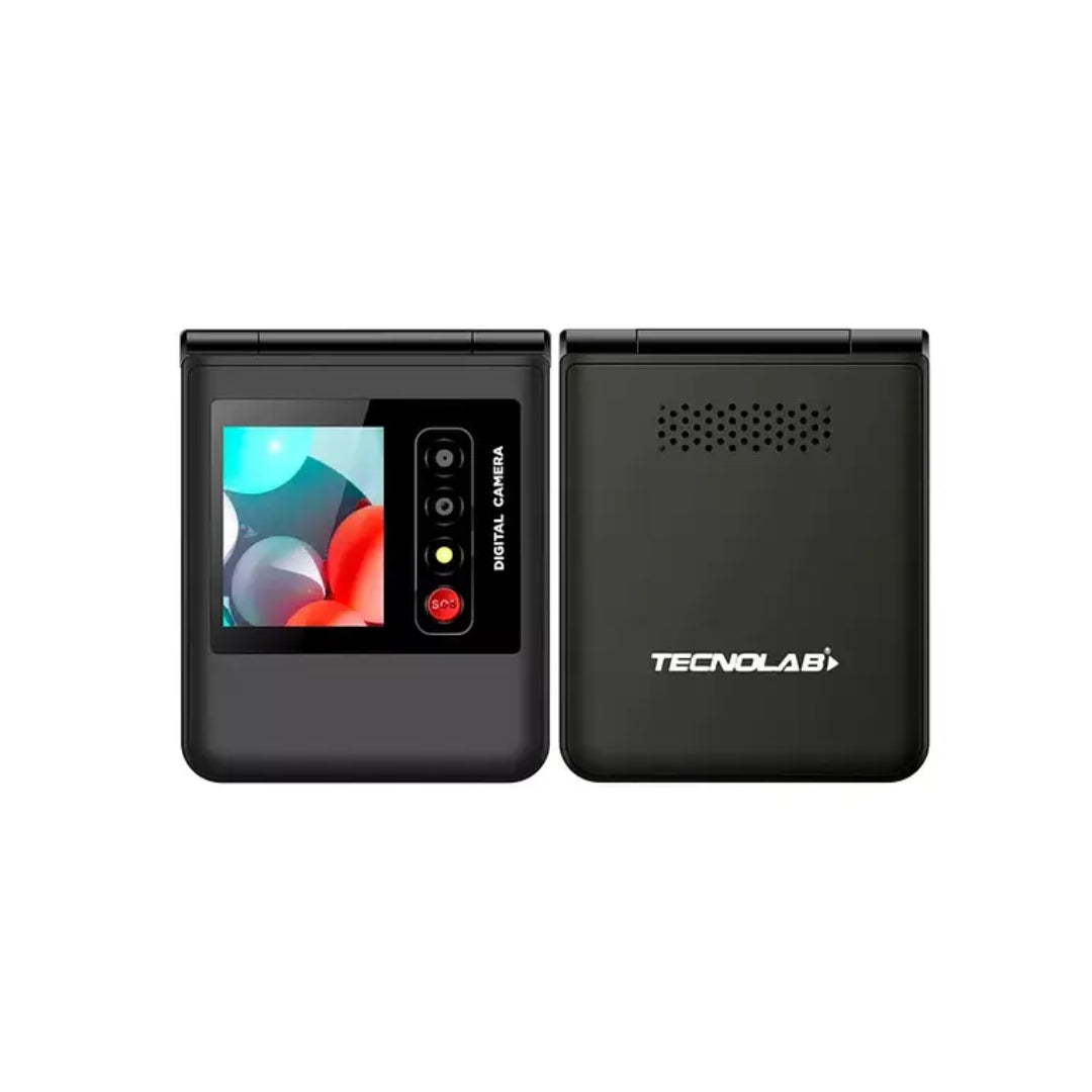 TELEFONO SENIOR 4G DOBLE PANTALLA TECNOLAB TL709BK