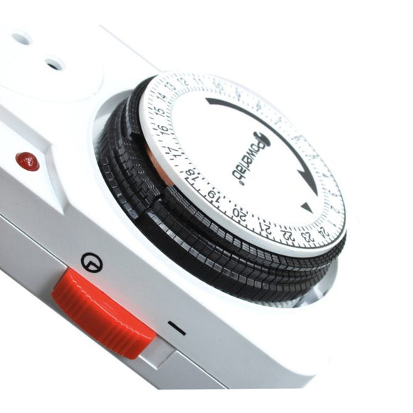 TEMPORIZADOR ANALOGO 24 HORAS 2000W POWERLAB