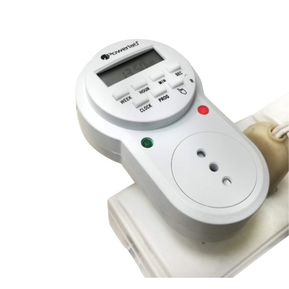 TEMPORIZADOR DIGITAL 24/7 2000W POWERLAB