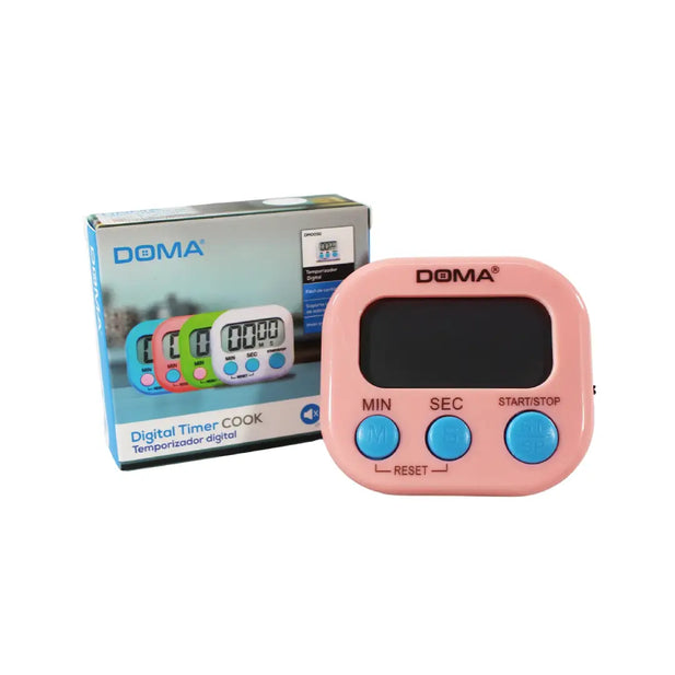 TEMPORIZADOR DIGITAL MAGNETICO ROSA DOMA DM0050P