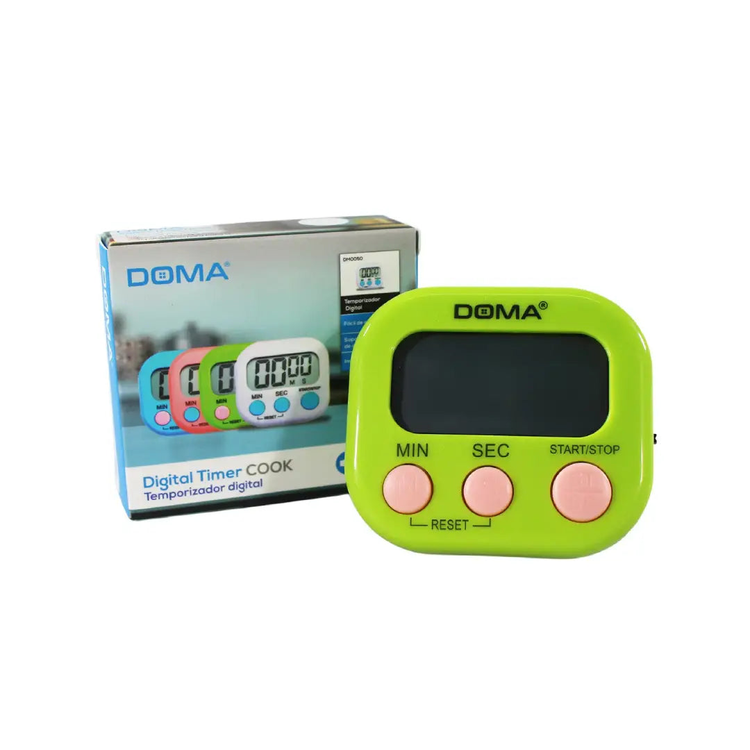 TEMPORIZADOR DIGITAL MAGNETICO VERDE DOMA DM0050G