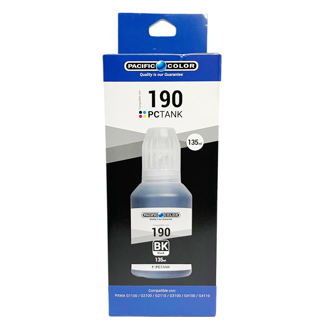 TINTA 190 BK NEGRA PACIFIC COLOR