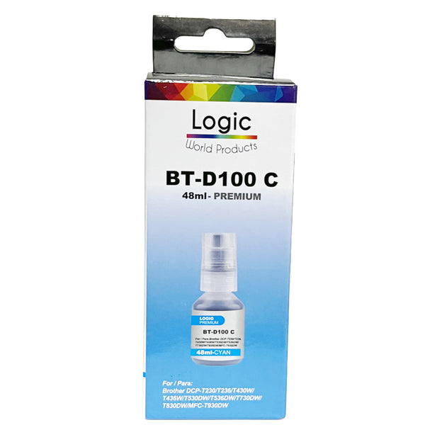 TINTA BT D100 C CYAN LOGIC ALTERNATIVA