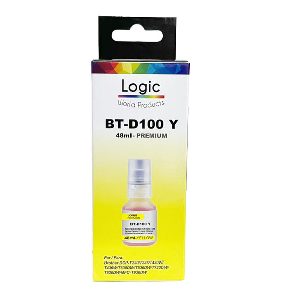 TINTA BT D100 Y AMARILLO LOGIC