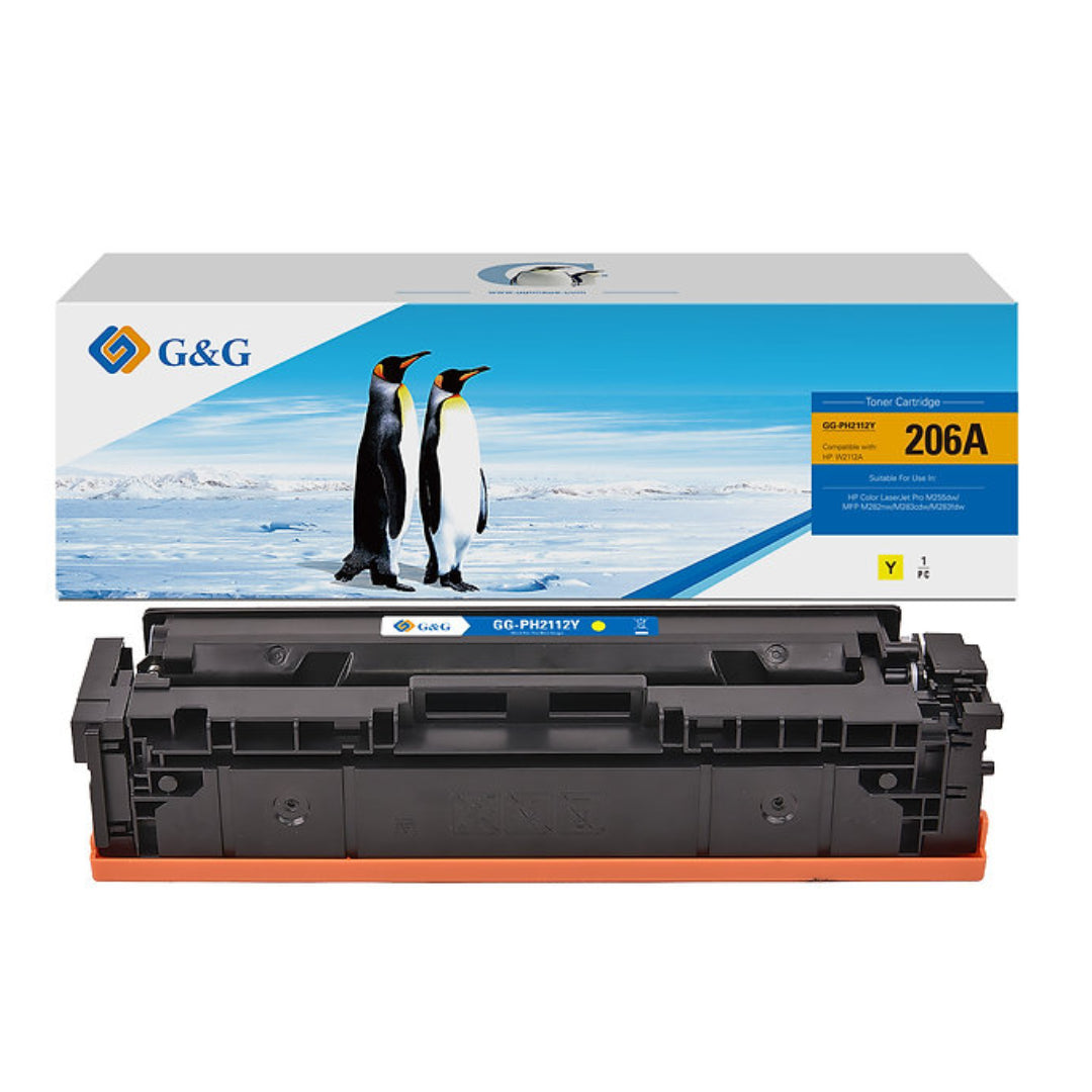 toner 206a hp amarillo