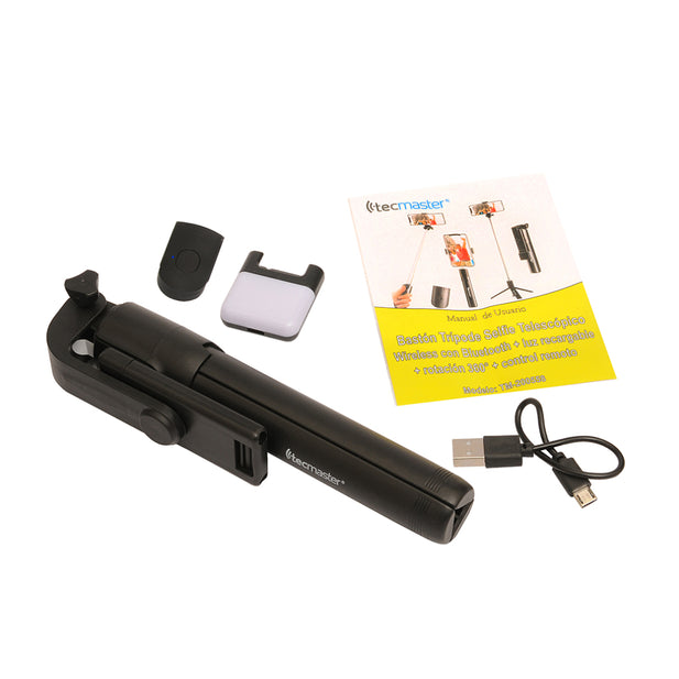 TRIPODE /PALO SELFIE 2 EN 1 TECMASTER TM-200558