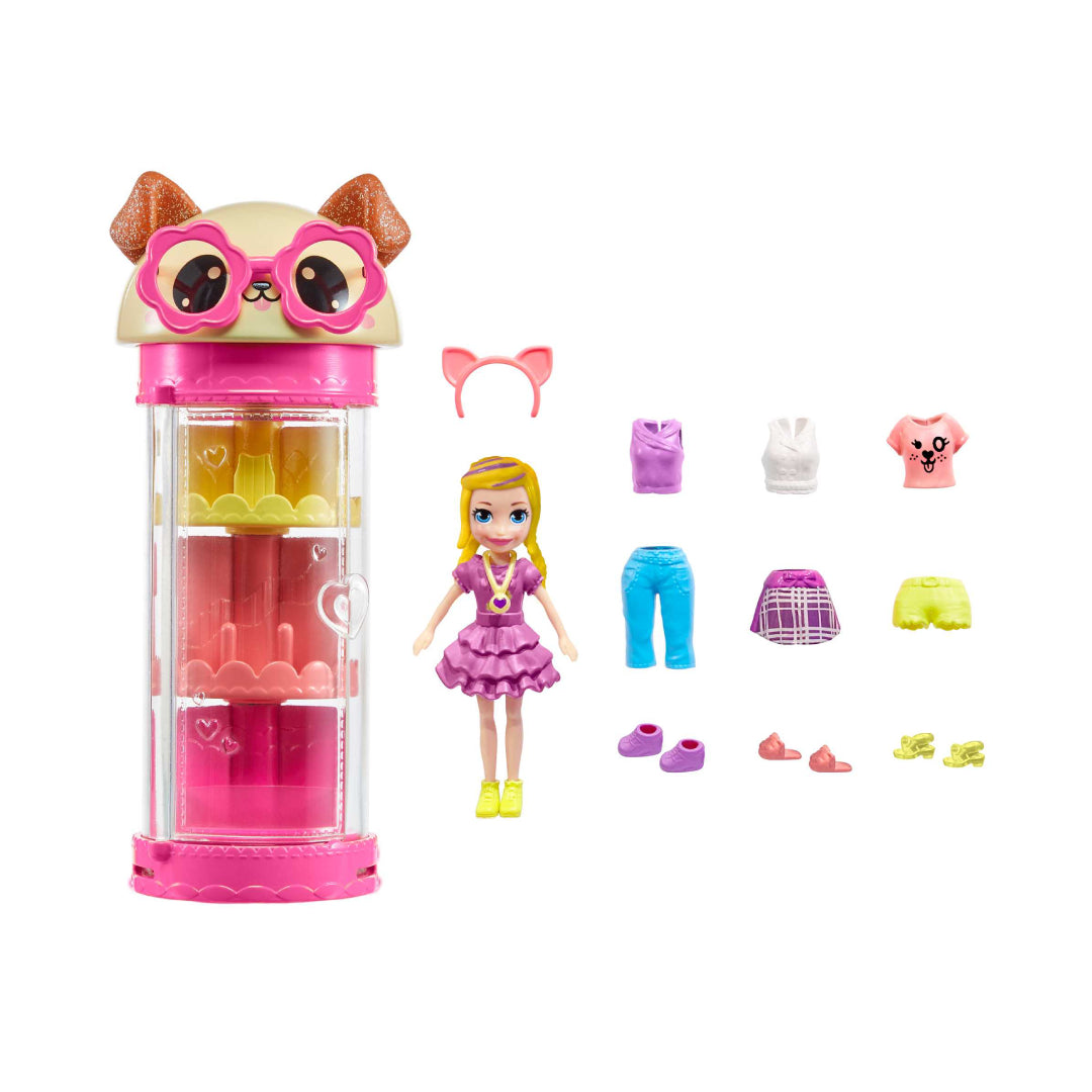TUBO DE MODAS GIRATORIO POLLY POCKET HKW04 HKW06
