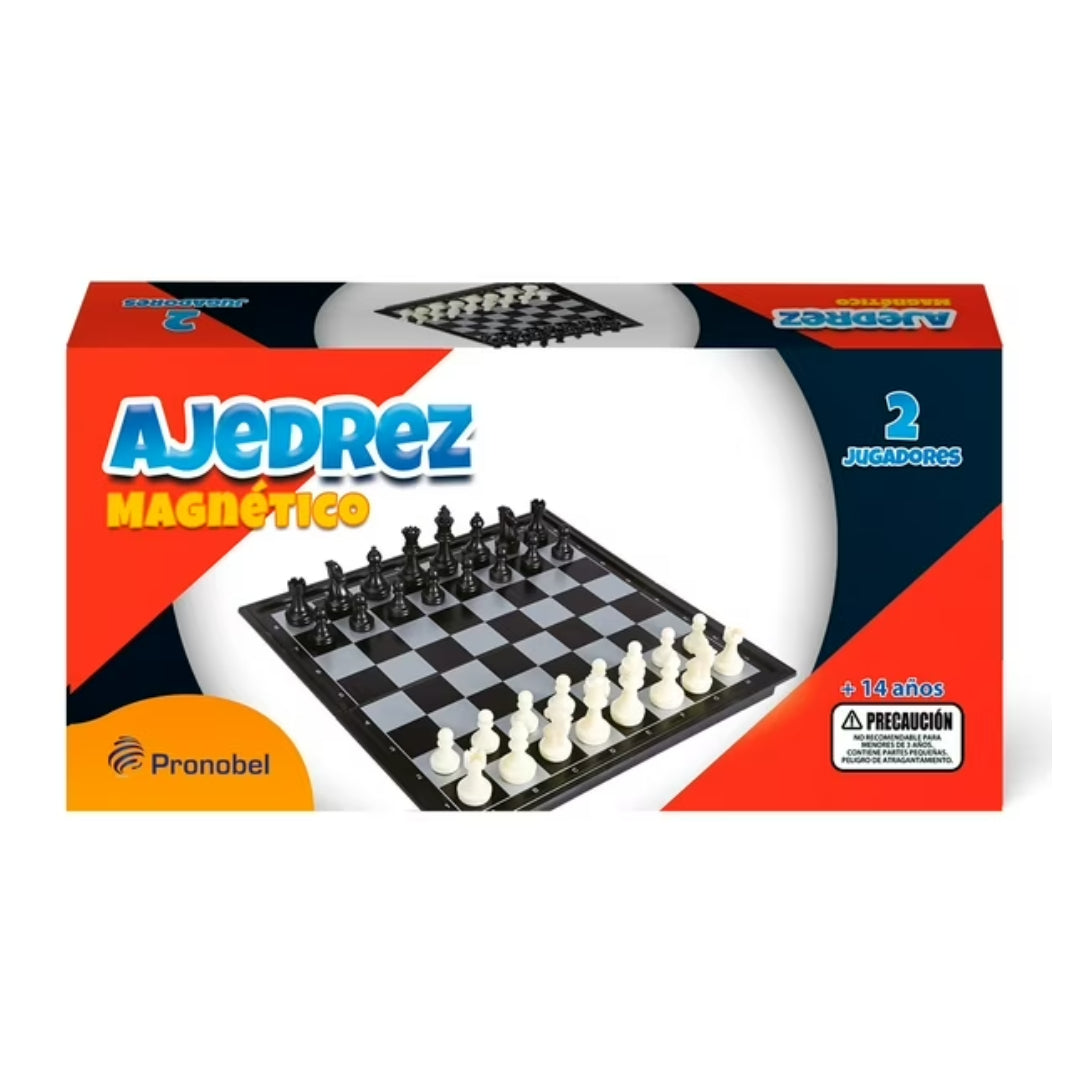 Tablero de Ajedrez Magnetico 25x25cm Pronobel 523079