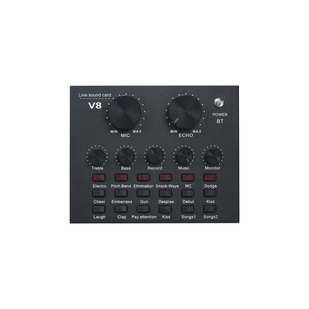 Tarjeta De Sonido Externa Tarjeta De Sonido Usb V8 Audio Usb