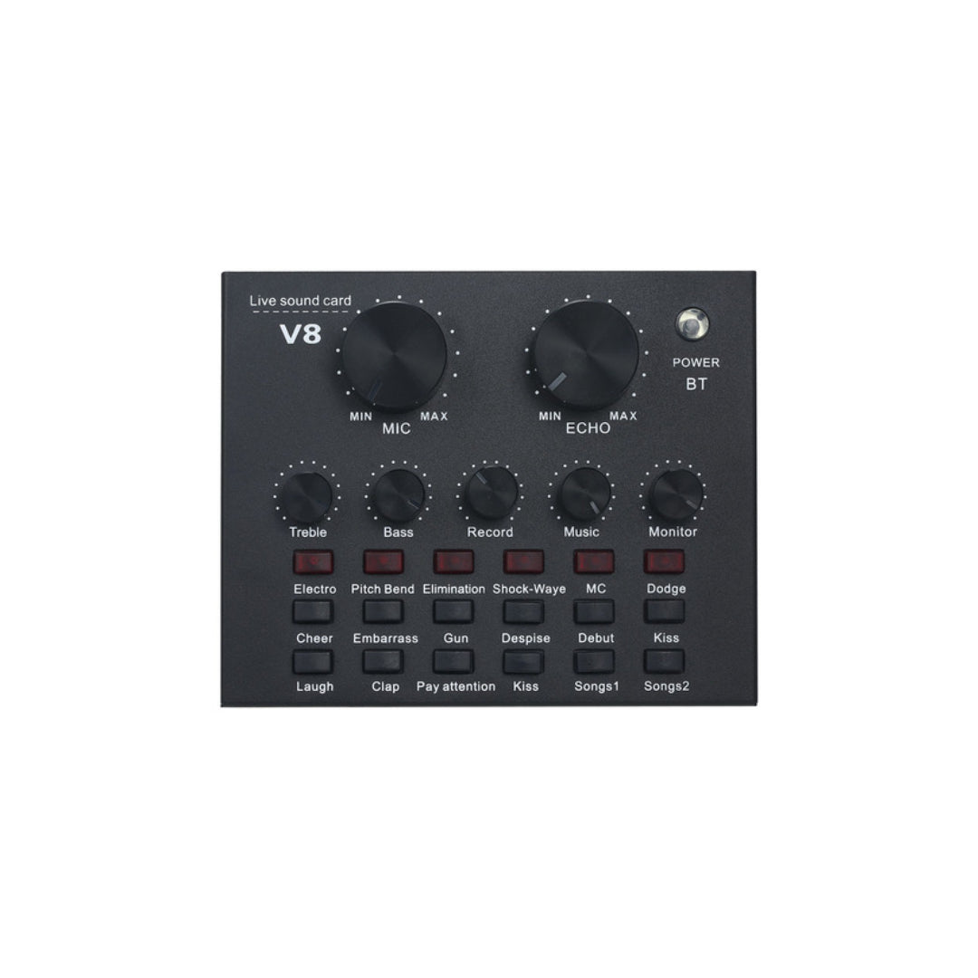 Tarjeta De Sonido Externa Tarjeta De Sonido Usb V8 Audio Usb