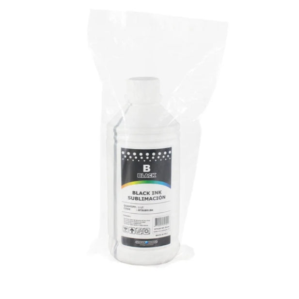Tinta para sublimación negra Pacific Color de 1 litro