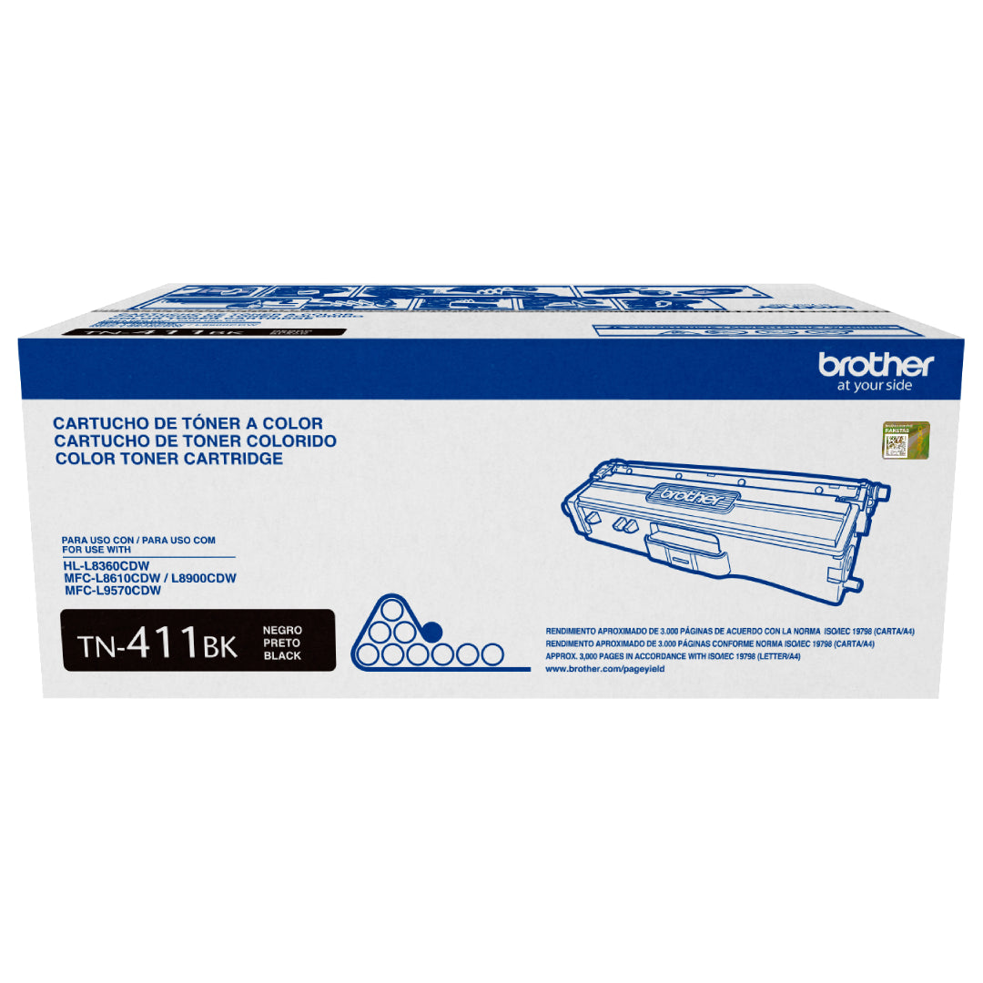 Toner Brother TN 411BK Negro