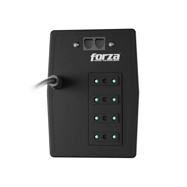 UPS Interactiva Forza NT-1012C 1000VA 500W 220V AVR Batería Respaldo 4 Salidas
