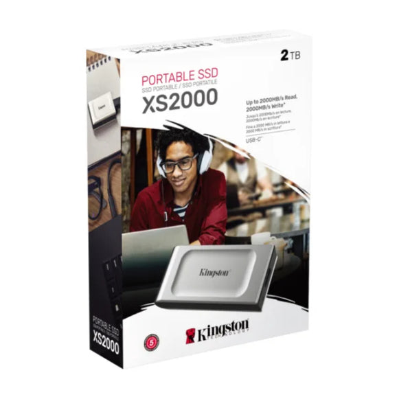 Unidad SSD Externa 2TB Kingston XS2000