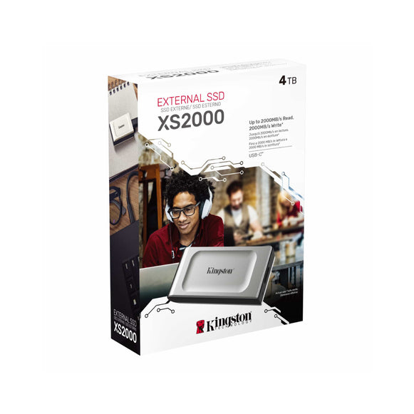 Unidad SSD Externa 4TB Kingston XS2000