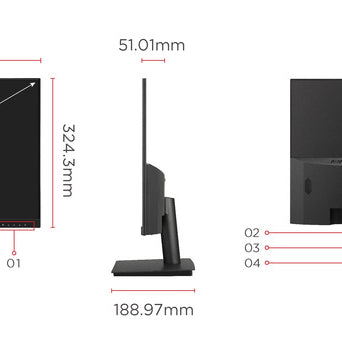 MONITOR FULL HD 24 pulgadas LED VA240 SERIES VIEWSONIC