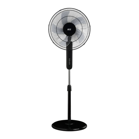 VENTILADOR DE PEDESTAL 16" 50W NEGRO IRT