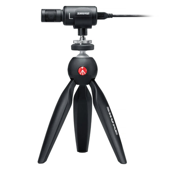 VIDEO KIT MICROFONO+ AUDIFONOS PORTABLE MV88+ SHURE