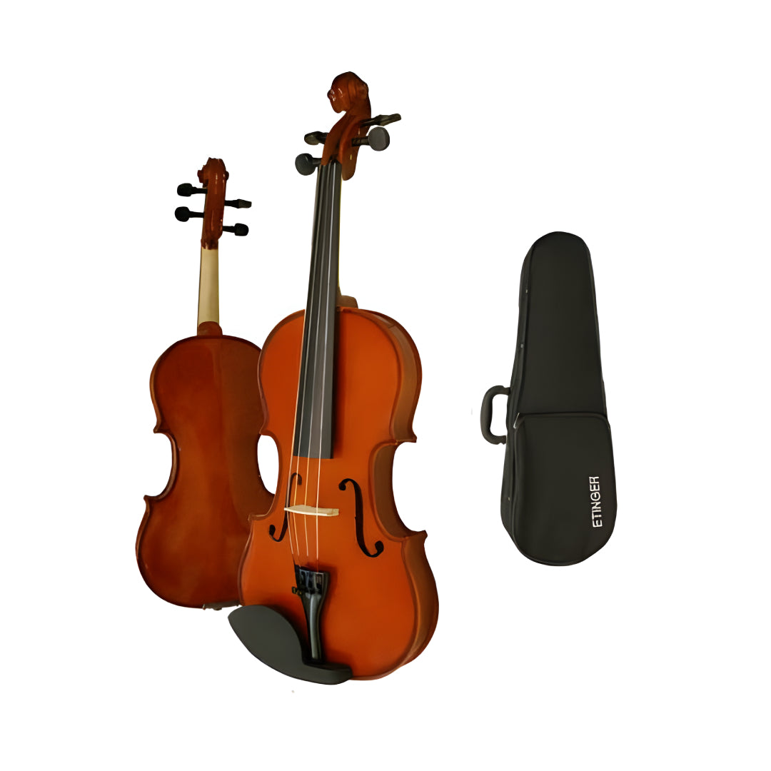 Violín Clásico 3/4 Para Estudio – Incluye Estuche, Arco, Resina Y Correa, Ideal Para Estudiantes Y Principiantes