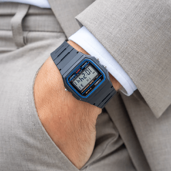 Reloj Casio F 91W 1CR