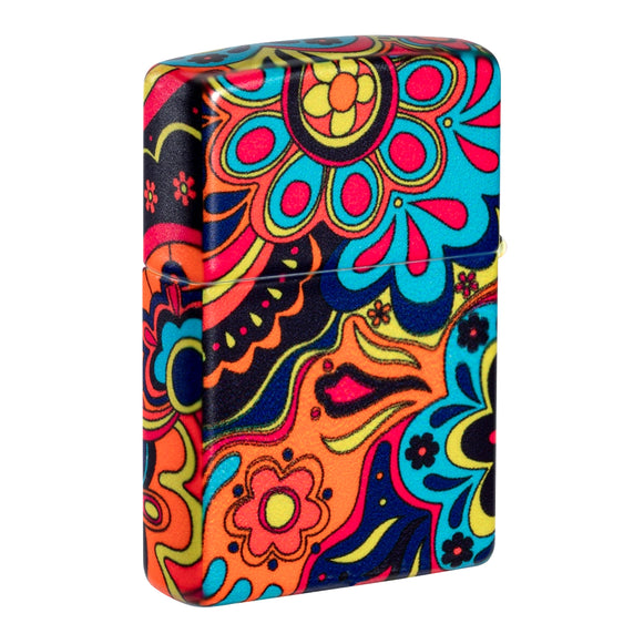 ZIPPO 46128 FLOWER POWER DESIGN