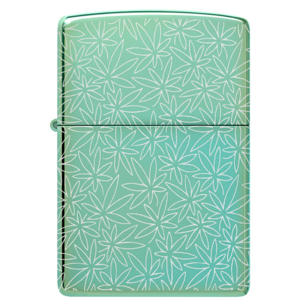 ZIPPO 46294 CANNABIS ALL AROUND DESIGN