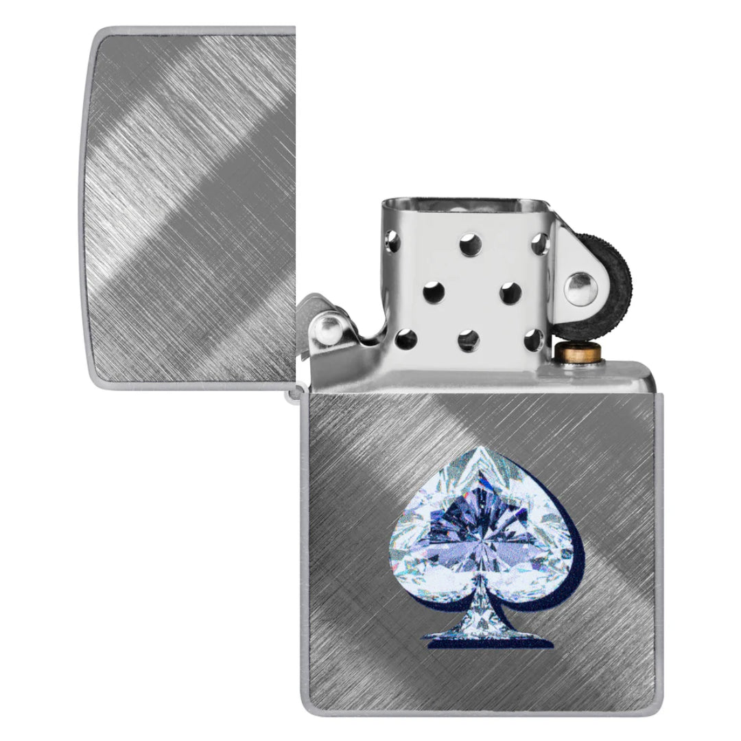 ZIPPO 46472 ACE OF SPADES DIAMOND