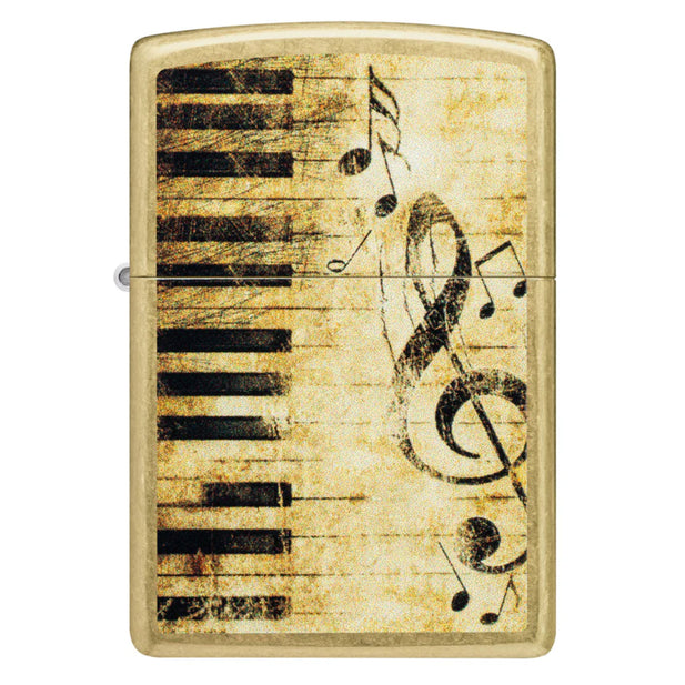 ZIPPO 46712 PIANO AND NOTES DESIGN