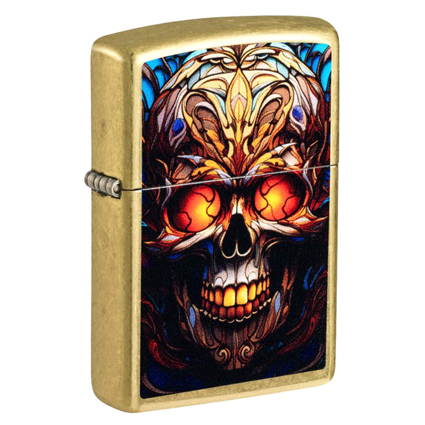 ZIPPO 46715 SKULL DESIGN