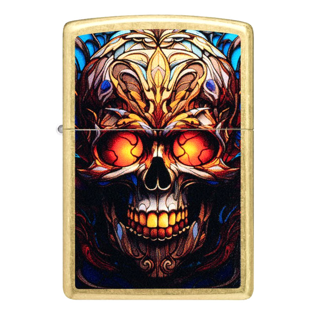 ZIPPO 46715 SKULL DESIGN