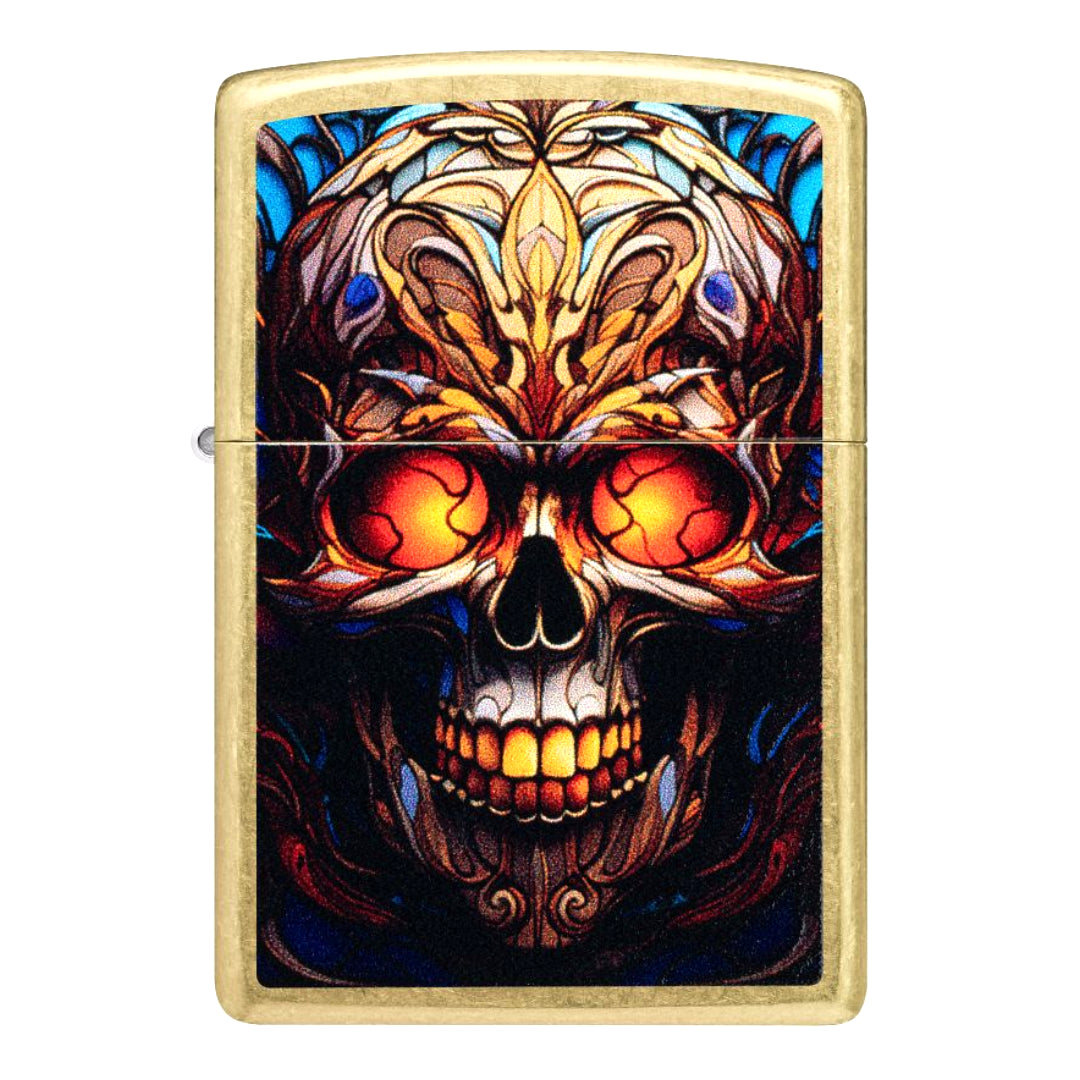 ZIPPO 46715 SKULL DESIGN