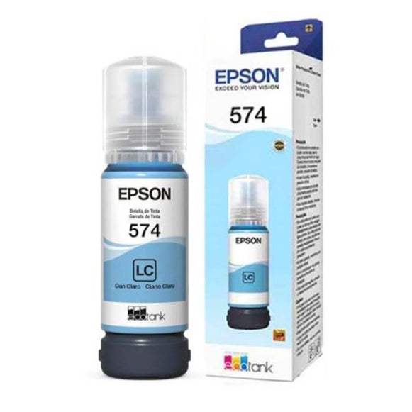Tinta Botella Epson  574 Ligth Cyan