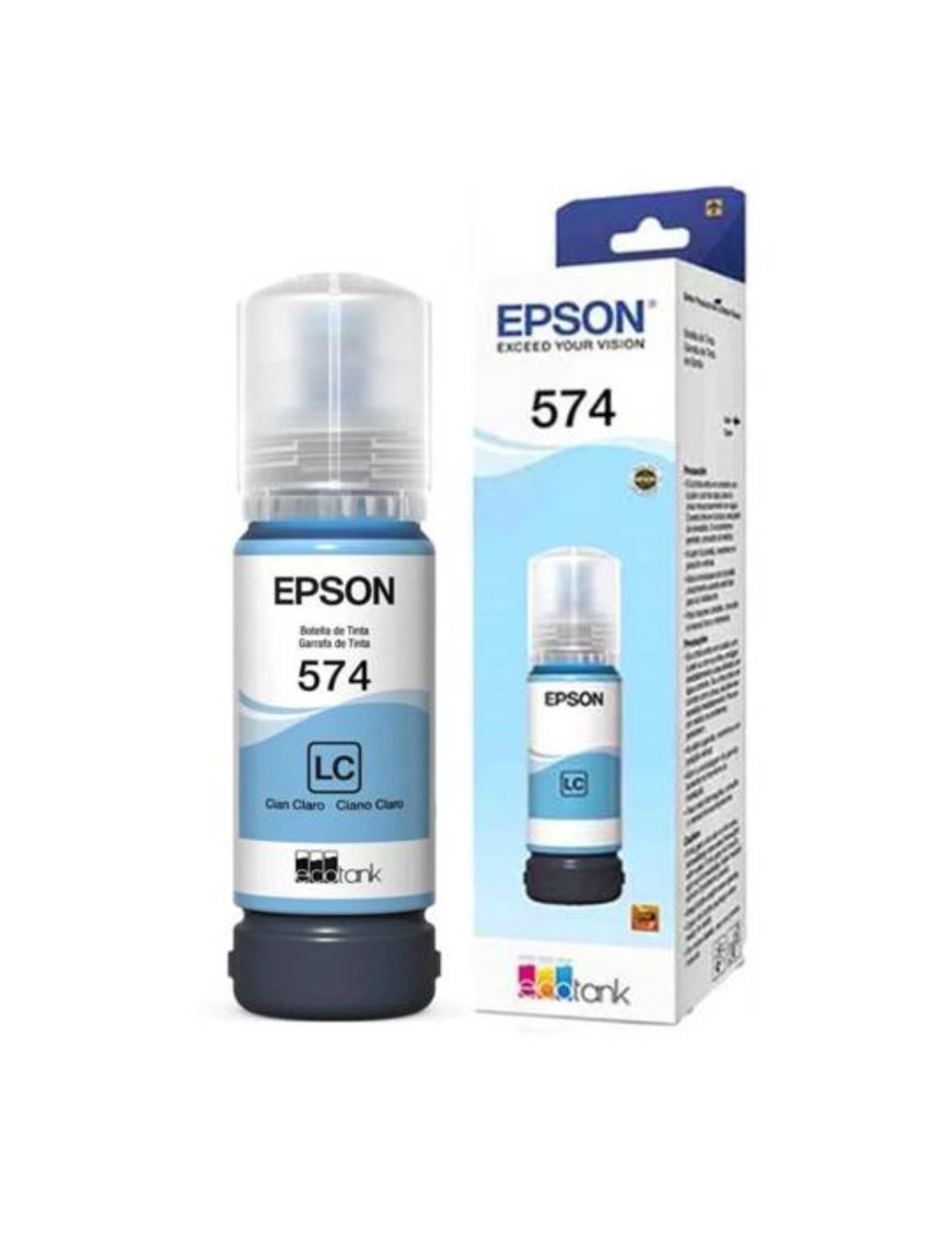 Tinta Botella Epson  574 Ligth Cyan