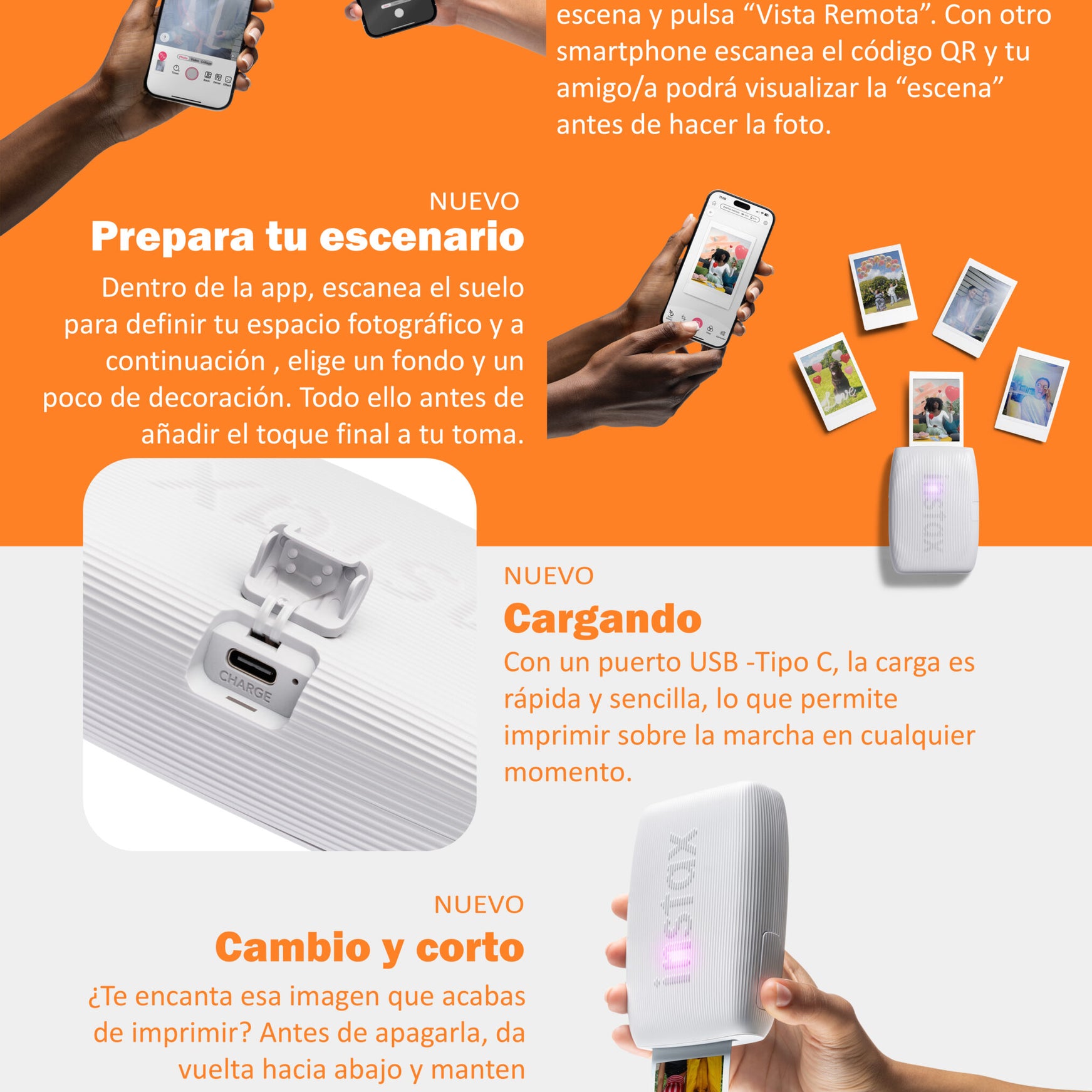 INSTAX MINI LINK 3 BLANCA FUJIFILM